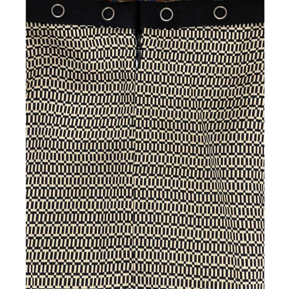 Norton McNaughton Women's Size 14 Pencil Skirt Abstract Geo Print Faux Snaps - Picture 5 of 8